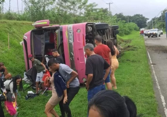 Chepo Panama: Fatal Rollover Involving a Bus Crash Filled With Passengers