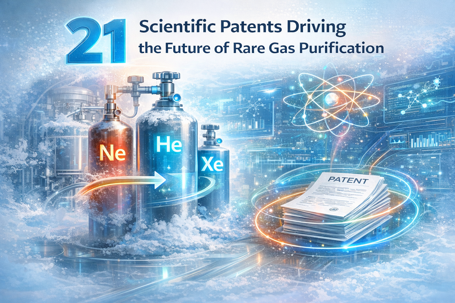 21 Scientific Patents Driving the Future of Rare Gas Purification