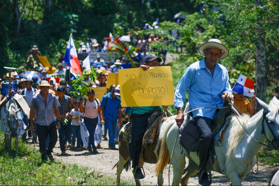 The Panama Canal Defends its Urgency: Communities Marched in Protest Against the Indio River Dam