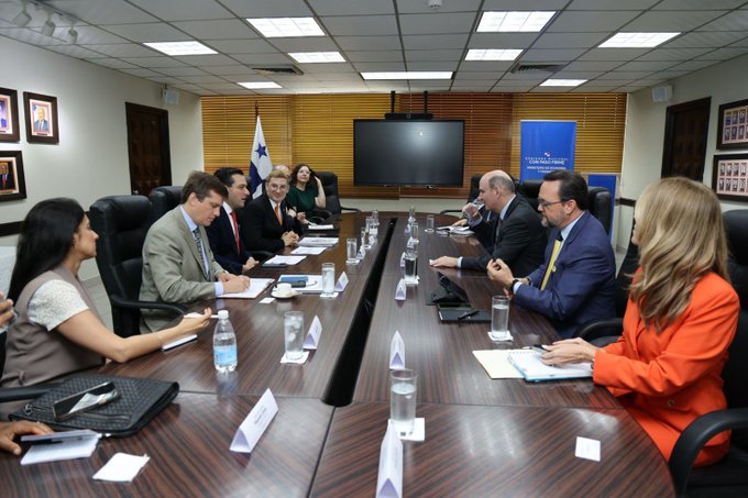 Jacob Helberg the U.S. Under Secretary for Economic Affairs Holds Meetings in Panama