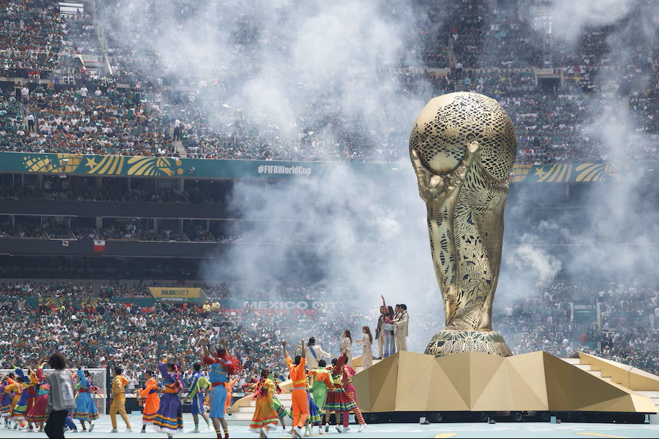The Opening Ceremony of the 2026 FIFA World Cup at the Mexico City Stadium Featuring the Mexican Group Los Ángeles Azules