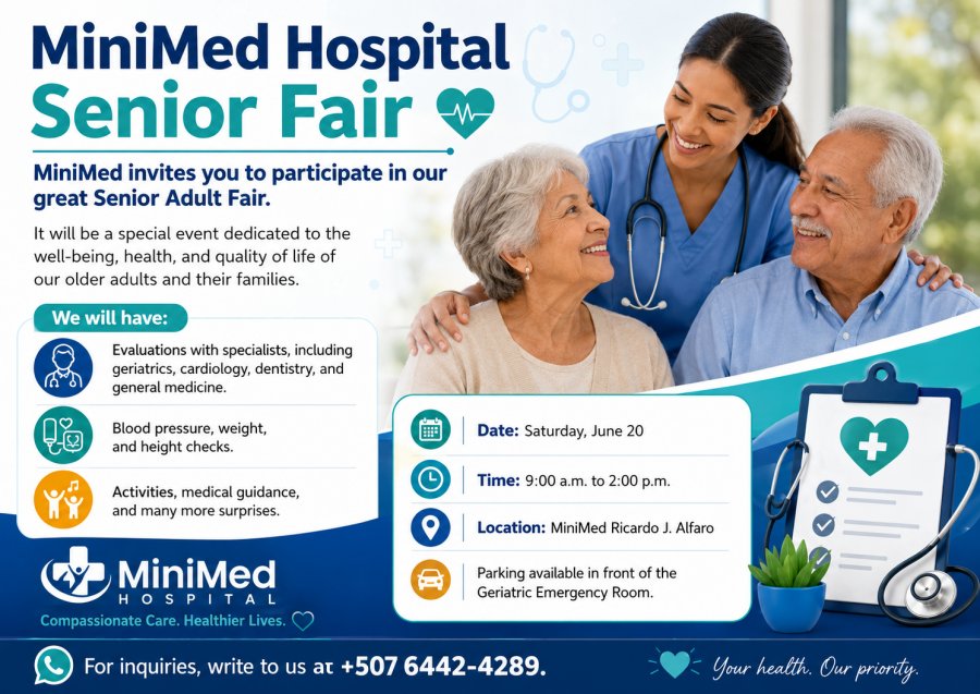 MiniMed Hospital Announces FREE Senior Adult Fair Dedicated to Health, Prevention, and Well-Being